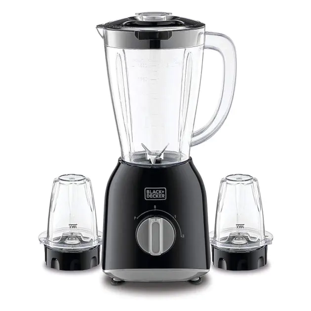 blender-mixeur-broyeur-à-glace-avec-2-x-broyeurs---400w---1,5-litres---black-+-decker---bx365-b5---noir---garantie-3-mois