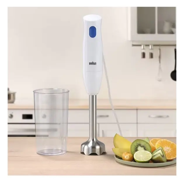 mixeur-plongeant-blender-à-main-multi-quick-10---braun---mq10.202mwh---450-watt---bécher-600-ml---blanc-blue---garantie-3-mois