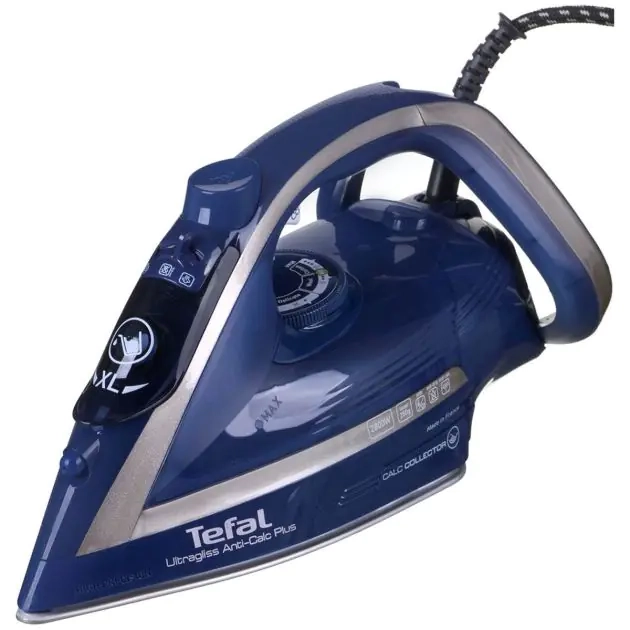 fer-à-repasser-à-vapeur-ultra-gliss-plus---tefal---fv6830e0---2800-watts---270-ml---bleu---garantie-3-mois