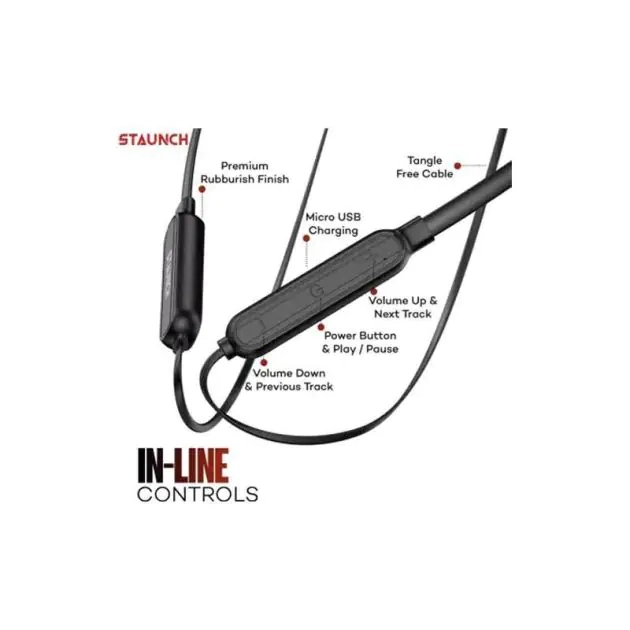 ecouteur-filaire-bluetooth-staunch-flex-100-pro---4h-d'autonomie-en-moyenne