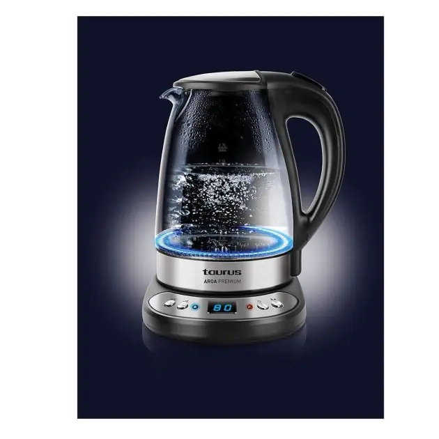 bouilloire-selecta-premium---taurus---958516000---1,7-litres---2200-watts---noir-gris---garantie-3-mois