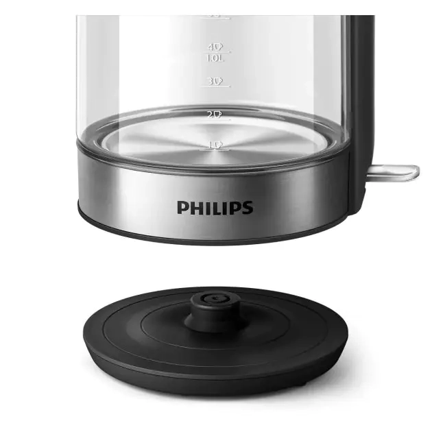 bouilloire-en-verre-résistant---philips---hd9339---80---1850-2200-watts--1,7-l---noir---argent---3-mois