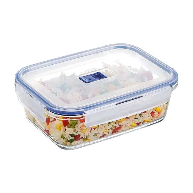boite-de-conservation-hermetique-rectangulaire---verre-trempé-ultra-résistant---luminarc-pure-box---122cl