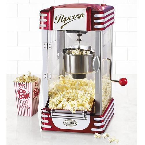 machine-à-popcorn-xxl---ariete---2953---310w---2.4l-et-panier-700gr---rouge---3-mois