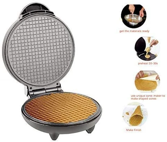 machine-À-cône-de-gaufre-Électrique