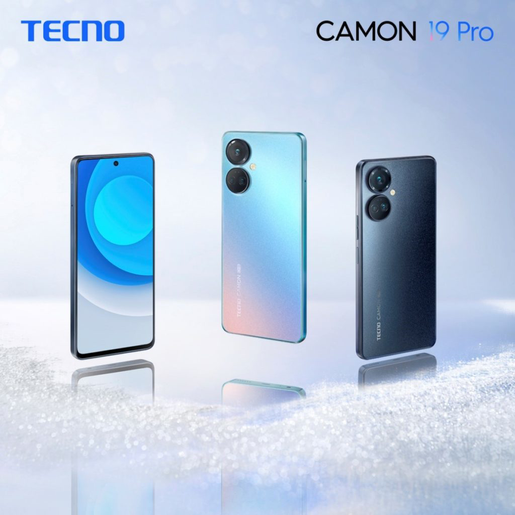 tecno-camon-19-pro---6,8"-–-256-go--8go+3go-ram---quad-caméra-64+8+2+2-mpx--48-mpx-selfie--5000-mah-–-13-mois-de-garantie