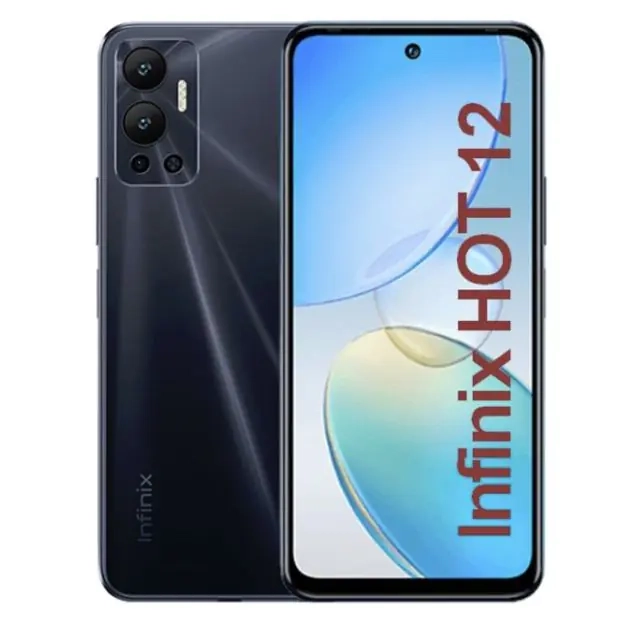 infinix-hot-12---6.82-"---128go-4go---13mp-8mp---nano-sim---5000mah---12-mois