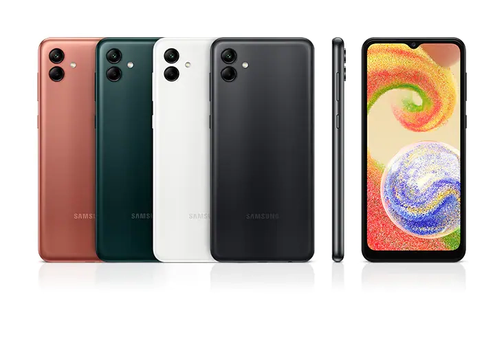 samsung-galaxy-a04---32-go|3go-ram---6.5"---dual-nano-sim---50mp-+-2mp|5mp---5000mah---garantie-24-mois-+-écouteur-offert