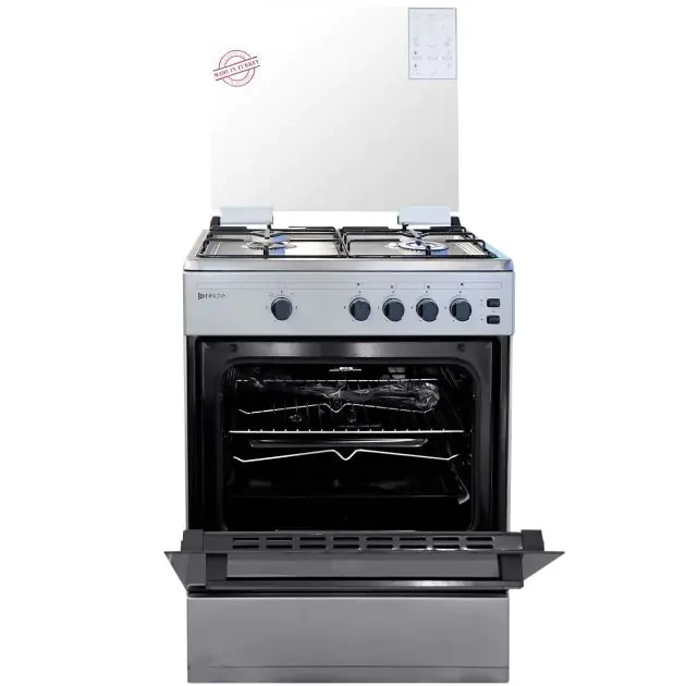 cuisinière-à-gaz---innova---in6402---4-foyers---allumage-automatique---60-x-60-cm---inox---garantie-06-mois