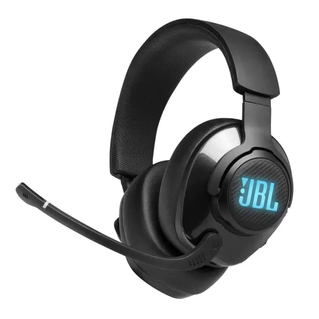 casque-de-jeu-circum-auriculaire---jbl-quantum-400---microphone-à-perche-rabattable-avec-mise-au-point-vocale---son-surround-réaliste---compatible-pc-et-consoles