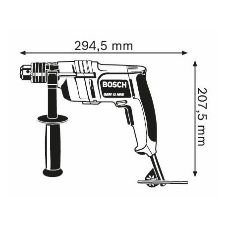 perceuse-électrique-bosch-professional-gbm-13-hre---550-w---13-mm---garantie-6-mois