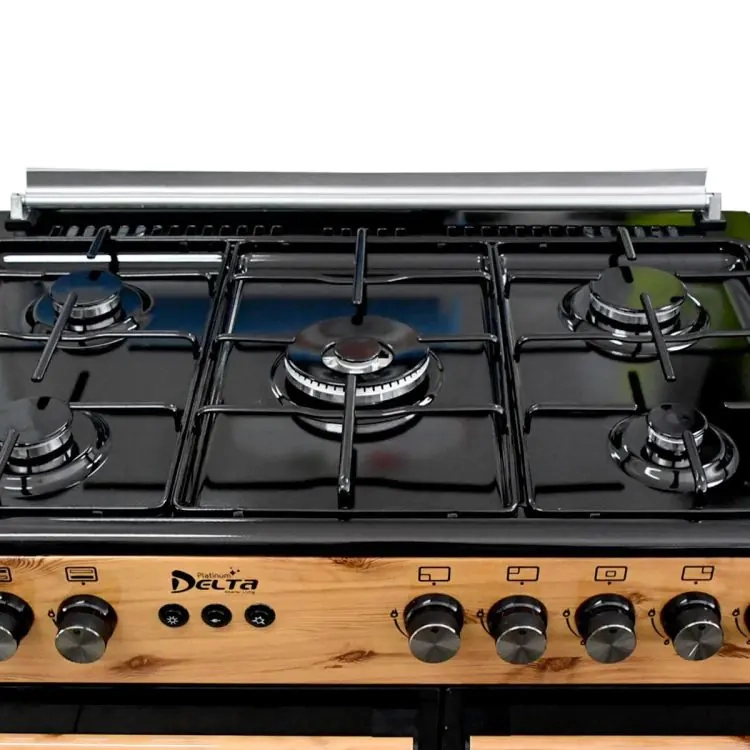 cuisinière-delta---stylish---5-feux---60-*-90---bois---06-mois-garantie