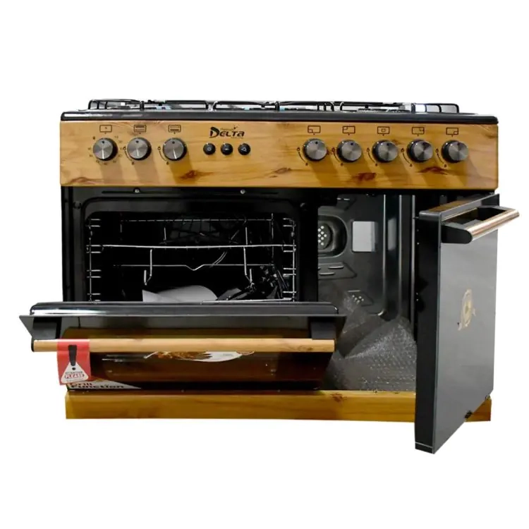 cuisinière-delta---stylish---5-feux---60-*-90---bois---06-mois-garantie