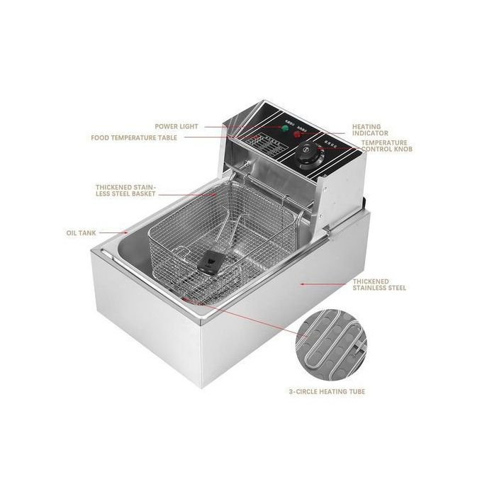 friteuse-electrique-wngreat--acier-inoxydable---2500w---3-mois-garantie