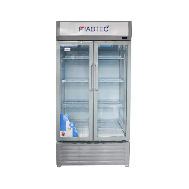 réfrigérateur-à-porte-vitrée---450-litres---fiabtec---x-450d---Économique-en-énergie---blanc---garantie-6-mois