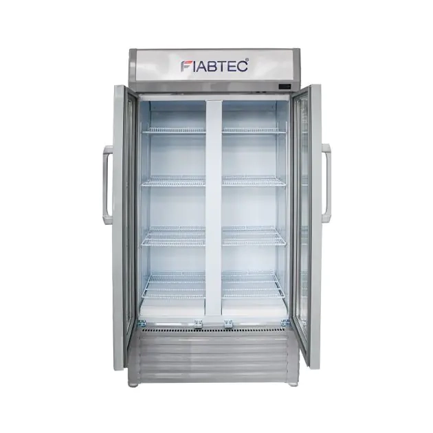 réfrigérateur-à-porte-vitrée---450-litres---fiabtec---x-450d---Économique-en-énergie---blanc---garantie-6-mois