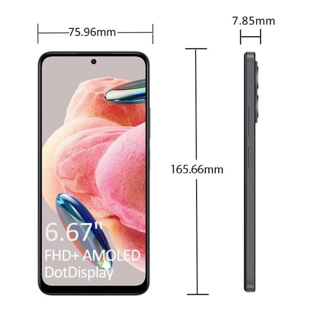 xiaomi-redmi-note-12-4g---128-go/6go-ram---6,67"---2-nano-sim---50mp+8mp+2mp/13mp---5000mah---version-globale---empreinte-digitale---garantie-12-mois