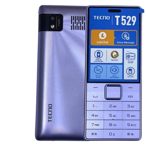 téléphone-tecno-t529---2.8"---16mo/8-mo-ram---radio-fm---2500-mah---double-sim---garantie-12-mois