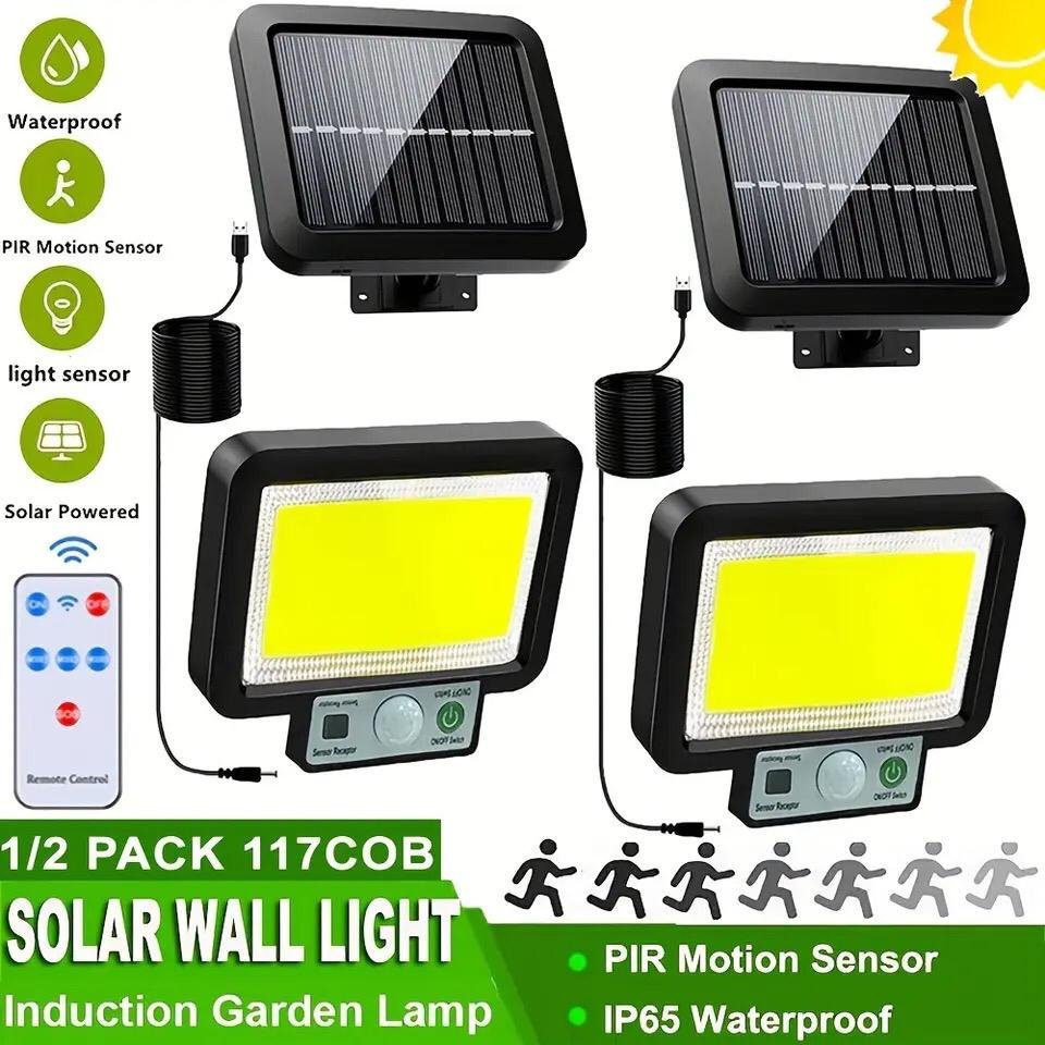 projecteur-led-cob-avec-capteur-de-mouvement-à-énergie-solaire