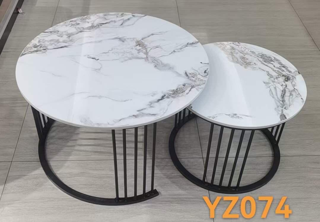 table-gigogne-ronde-2-en-1---table-basse-rétractable---grande-capacité-de-rangement---combinaison-libre-ou-divisée---pour-petit-espace-/-salon-(b-60/70)