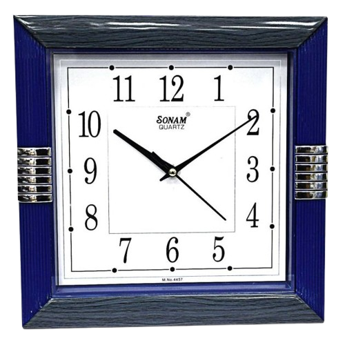 horloge-murale---sonam---forme-carrée---blue