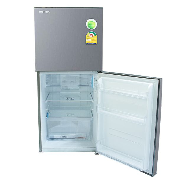 réfrigérateur-double-battant---toshiba--gr-b22kp---no-frost---a+---181l---gris-clair--12-mois-de-garantie