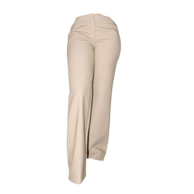 pantalon-femme-à-coupe-large-en-coton---kaki