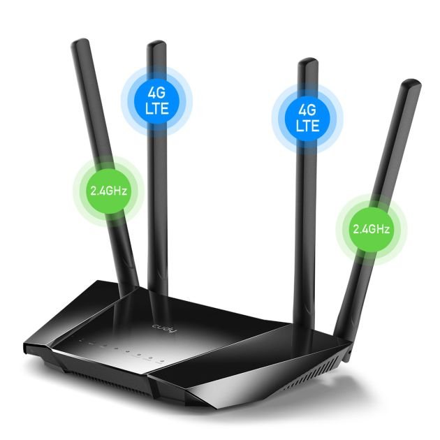 routeur/modem-sans-fil---cudy-lt400---4g-lte---300-mbps---emplacement-pour-carte-sim---6-mois