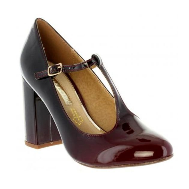 escarpin-noire-et-bordeaux---mariamare-61296---pointure-40