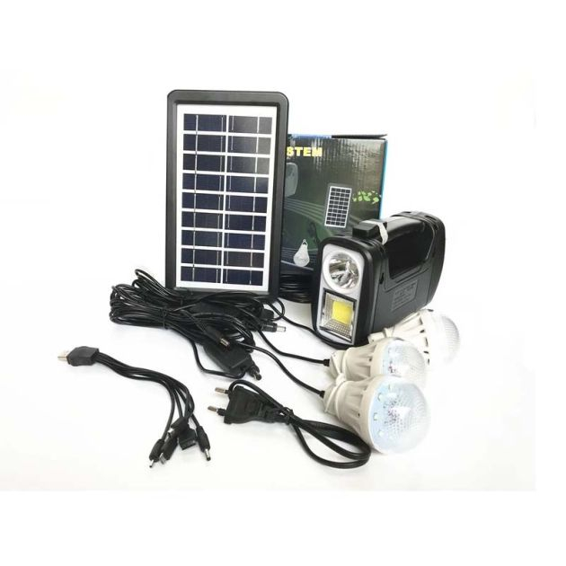 Éclairage-de-secours-solaire---gdplus-avec-3-led---gd-9