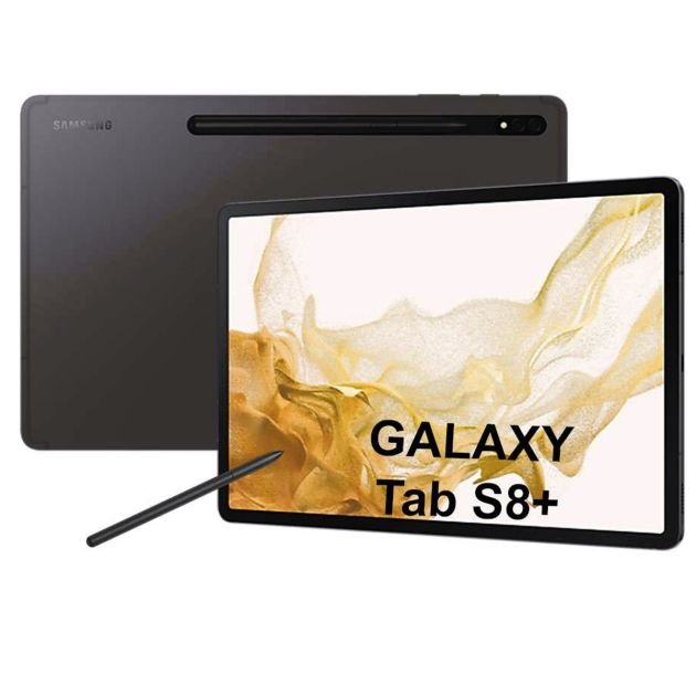 tablette-samsung-galaxy-tab-s8+(-wifi-)---12.4"---128go/8go---13mp---8000mah---24-mois-de-garantie