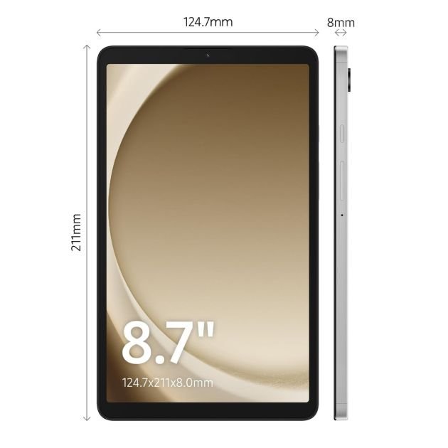 tablette-samsung-galaxy-tab-a9-(2023)---64-go/4go-ram---8.7"---5100-mah---8mp/2mp---1nano-sim---garantie-24-mois