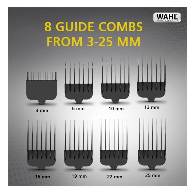 tondeuse-filaire-à-cheveux---wahl-home-pro-300---kit-de-tondeuse-filaire---8-peignes---lames-de-précision-auto-affûtantes---garantie-6-mois