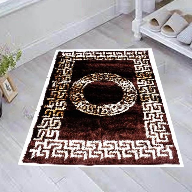 tapis---turkey-shaggy---en-cotton---brun-chocolat