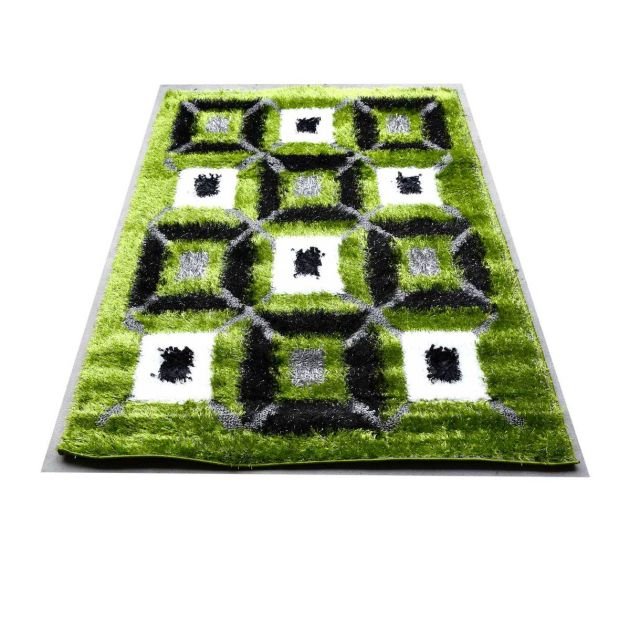 tapis---china-shaggy---en-coton---multicolore