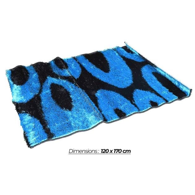 tapis---turkey-shaggy---en-coton---bleu/noir-1mois