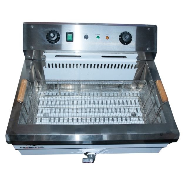 friteuse-Électrique---ef-30---30-litres---4,8kw---50-à-200-degrés---minuteur-de-cuisson---inox---garantie-6-mois