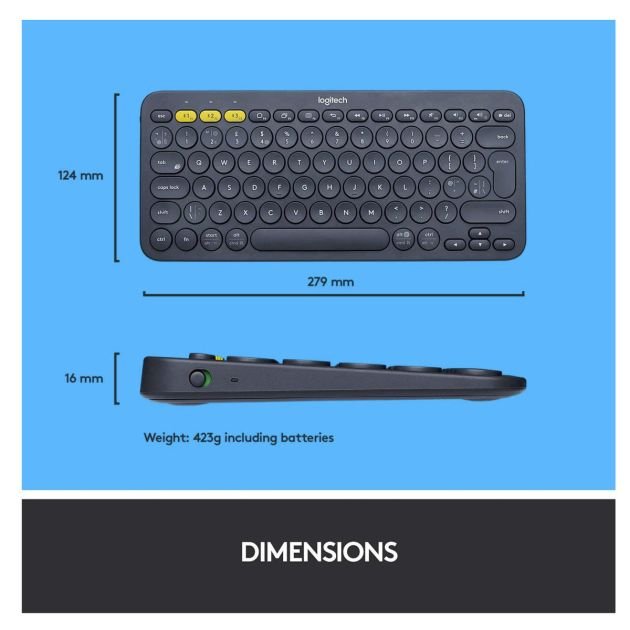 clavier-sans-fil-multidevises---logitech-k380---06-mois---noir-(-livré-entre-3-5-jours-)