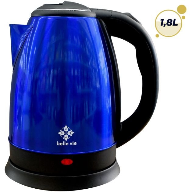 bouilloire-électrique-en-acier-inoxydable-avec-protection-contre-la-surchauffe-et-le-chauffage-a-vide---belle-vie---bv-ek105---1,8-l--1500-watts---bleu/noir---1-mois