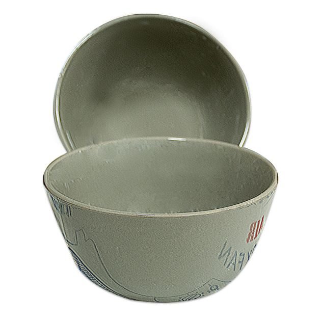 bols-résistants---6-pièces---céramique-recouverte-d'alliage-de-porcelaine---compatible-micro-ondes-et-lave-vaisselle---gris