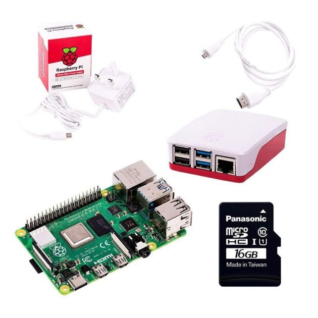 kit-raspberry-pi-4-starter-kit-(4go-ram,-rouge-et-blanc)-avec-boitier-et-carte-sd---garantie-12-mois-(-livré-sous-5-à-7-jours-)