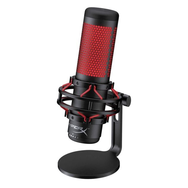 microphone-de-jeu-à-condensateur---hyper-x-hx---micqc--bk---usb---quad-cast---rouge