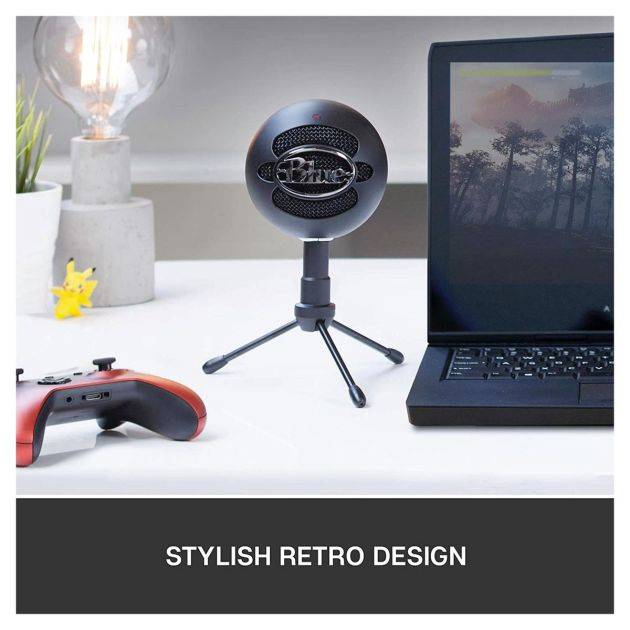 blue-snowball-ice-microphone-usb-plug-'n-play-avec-capsule-à-condensateur-cardioïde---support-de-bureau-réglable-et-câble-usb---noir