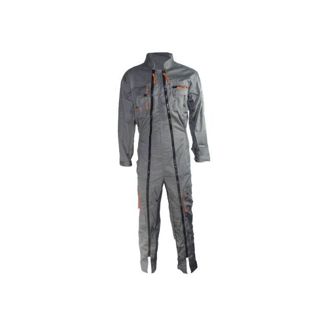 vêtement-de-travail---delta-plus-m2cdz---buzo-2-zip-65/35---polycoton---gris