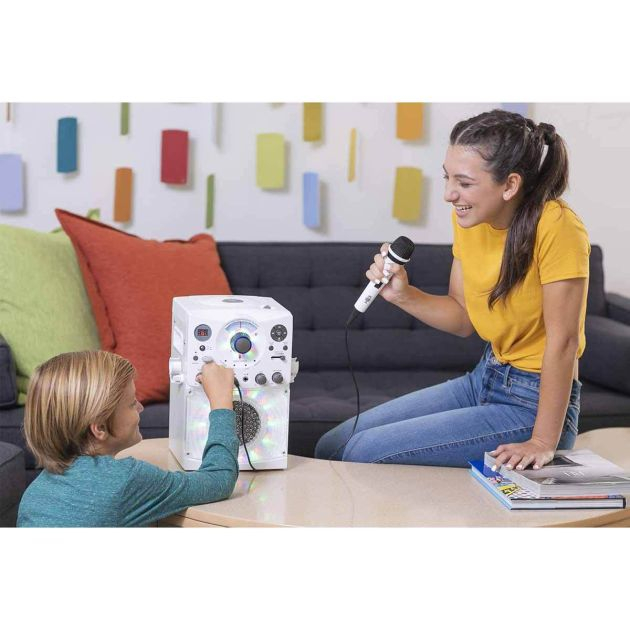 machine-à-chanter-sml385uw---système-de-karaoké-bluetooth---lumières-de-disco-led