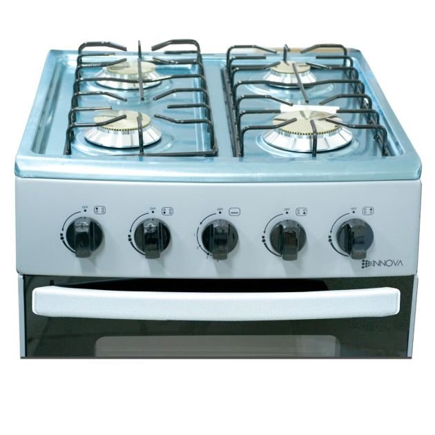 cuisinière-à-gaz-innova---4-feux---in50gs---50-x-50-cm---noir/gris---garantie-de-6-mois