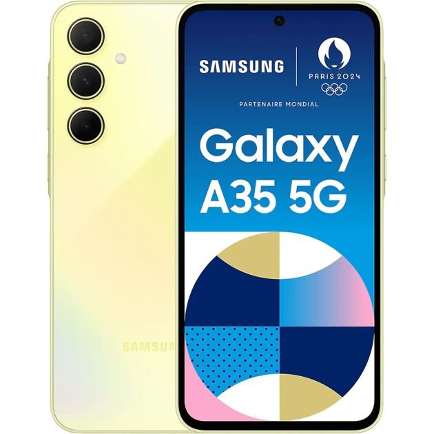 samsung-galaxy-a35-5g---128-go---6go-ram---6.6"---dual-nano-sim---50mp+8mp+5mp-4k/13-mp---5000mah---garantie-24-mois