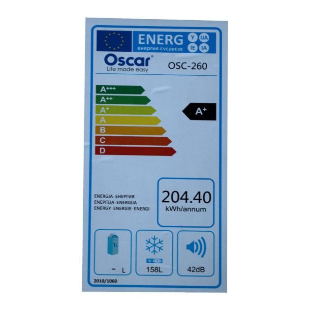 congélateur-coffre---oscar---osc-260---158-litres