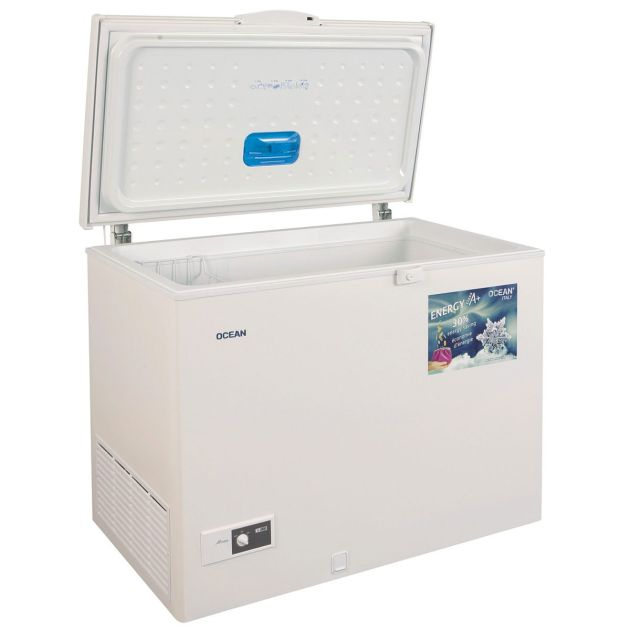 congélateur-coffre---ocean-nofrost--ocnj31tllral---209l---blanc---a+---garantie-6-mois