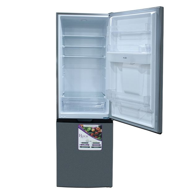 réfrigérateur-combiné---roch---rfr-330-dbwd--b---252l-nofrost-avec-distributeur-d'eau---gris---garantie-6-mois